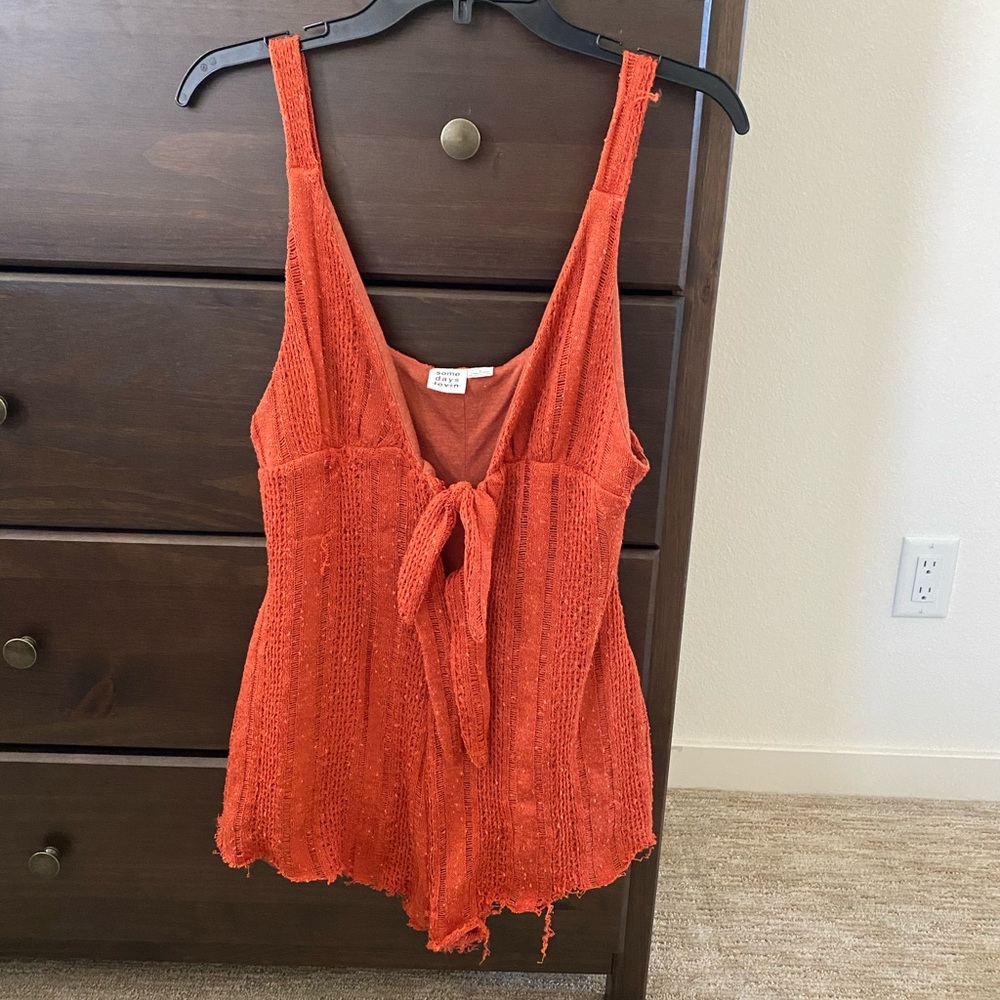 Dusty Clay Romper